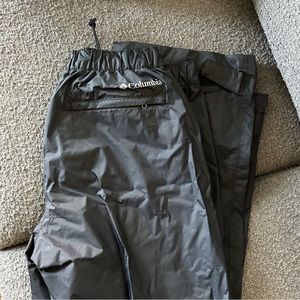 Columbia Women’s Rain Pants - Size Medium, Black